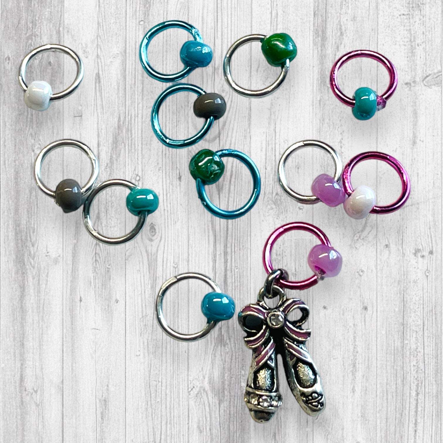 The Nutcracker Ballet Progress and Stitch Markers - AdoreKnit