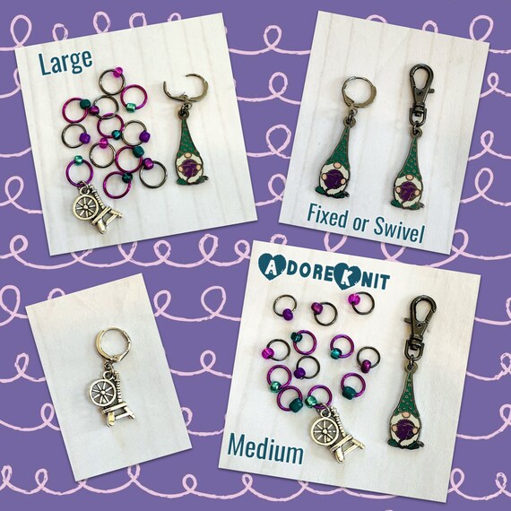 Gnome body is as funny as you! Progress and Stitch Markers - AdoreKnit