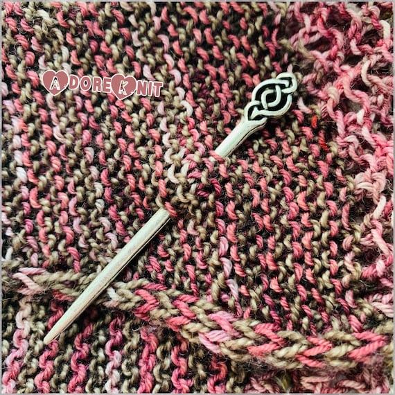 Celtic Shawl Pin - AdoreKnit