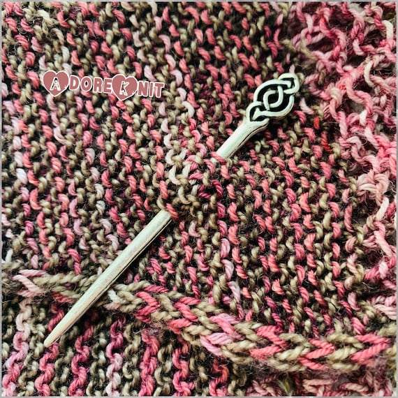 Celtic Shawl Pin - AdoreKnit