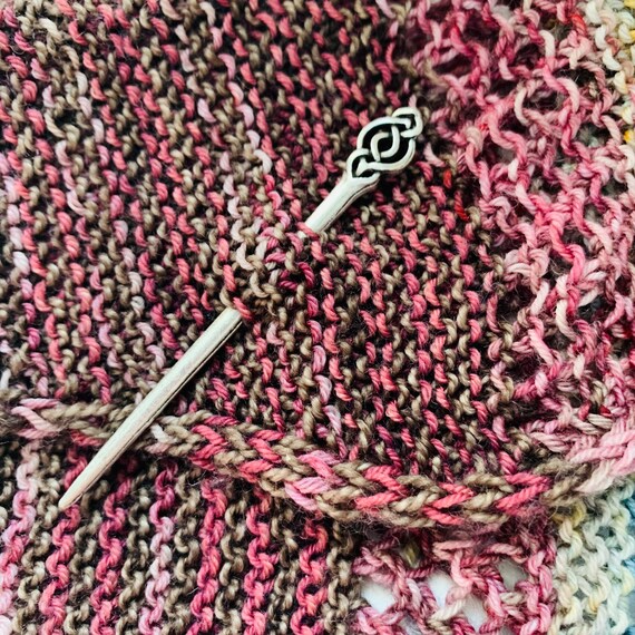 Celtic Shawl Pin - AdoreKnit