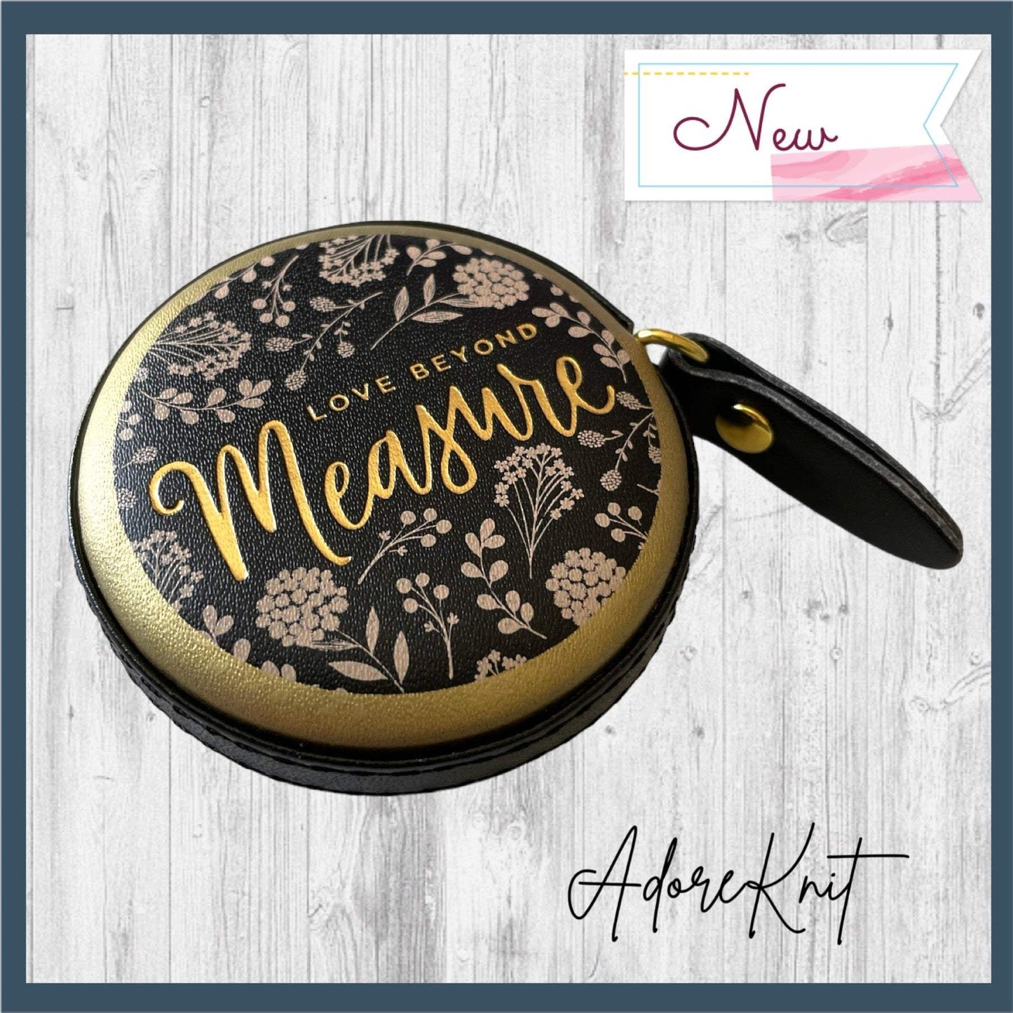 Black Love Beyond Measure Tape Measure - AdoreKnit