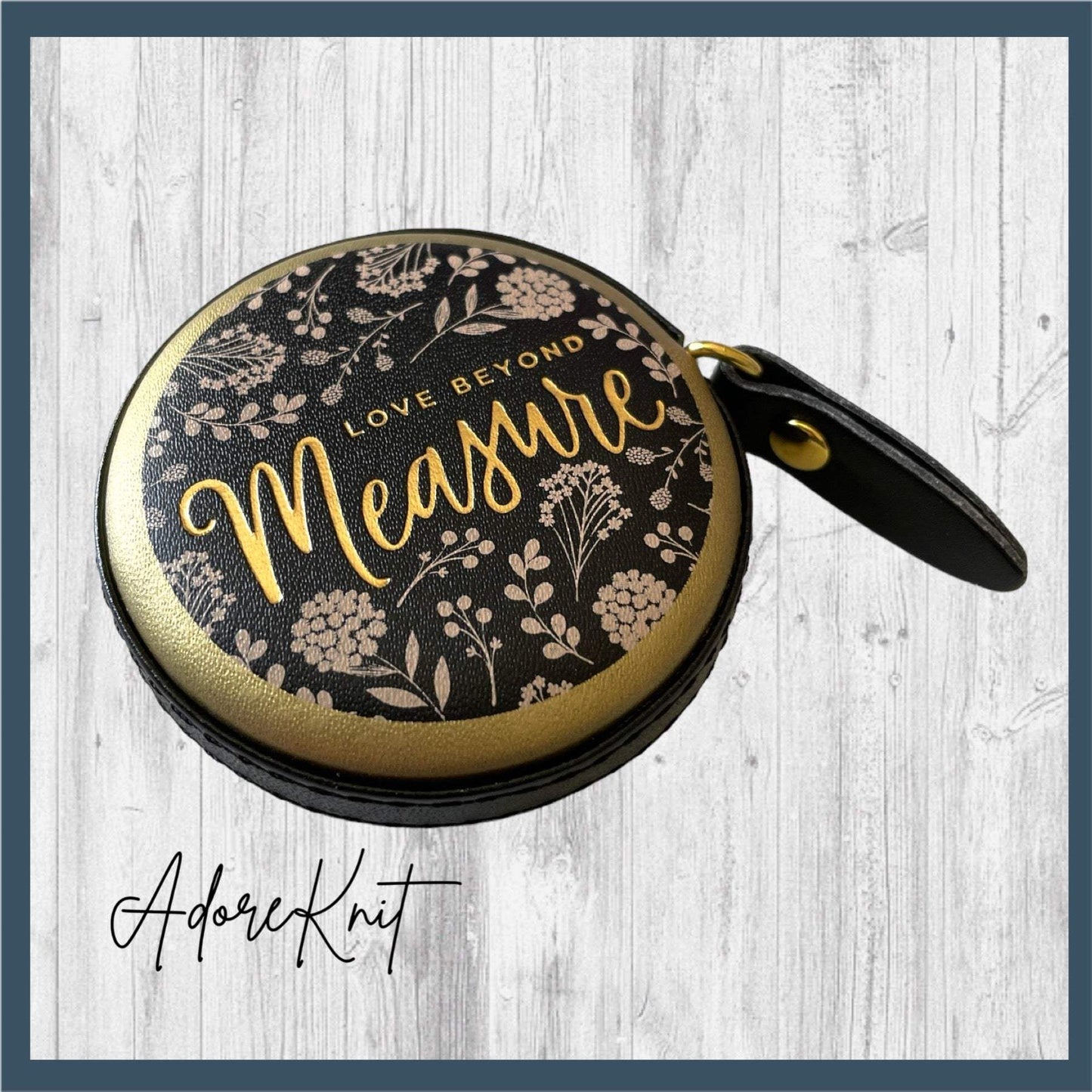 Black Love Beyond Measure Tape Measure - AdoreKnit