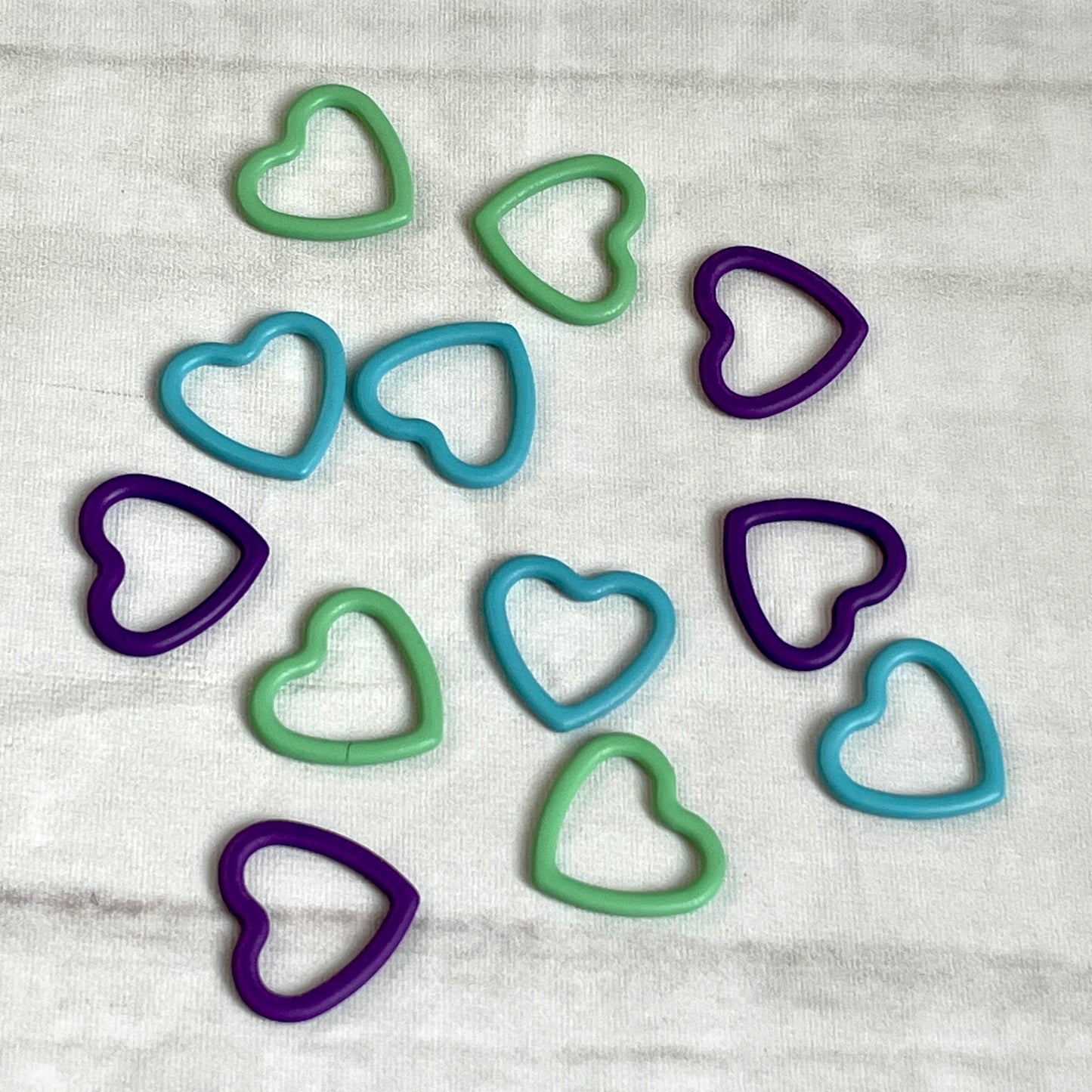 Cold Hearted Shaped Stitch Markers - AdoreKnit