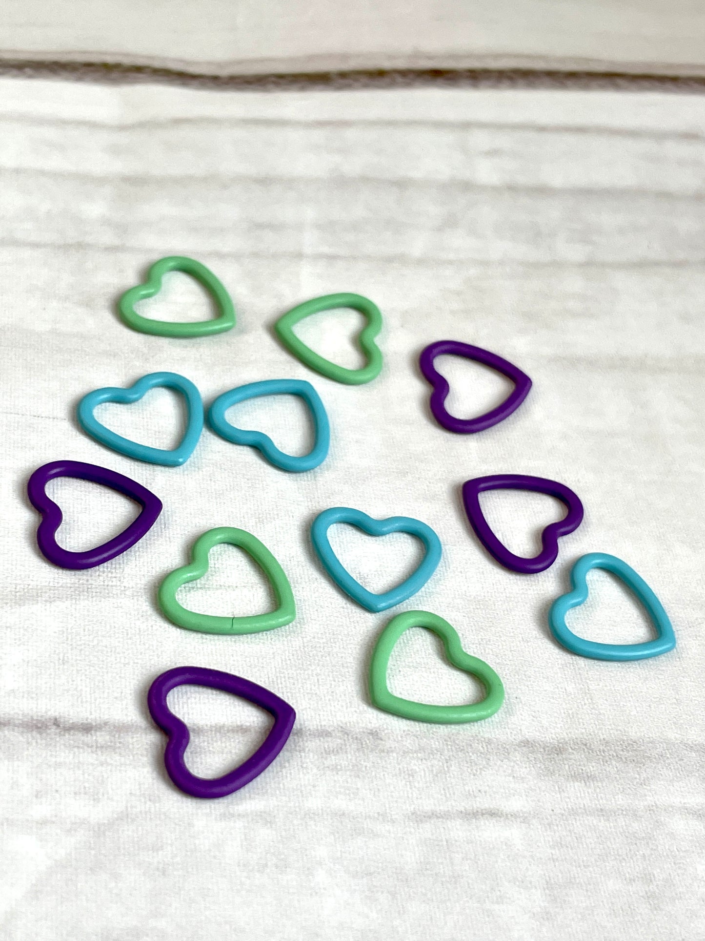 Cold Hearted Shaped Stitch Markers - AdoreKnit